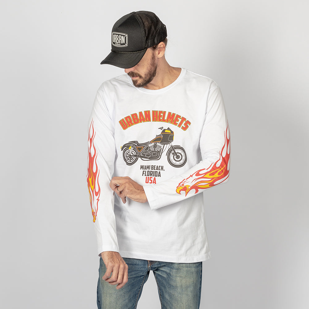 Urban Miami Moto Long Sleeve T-shirt