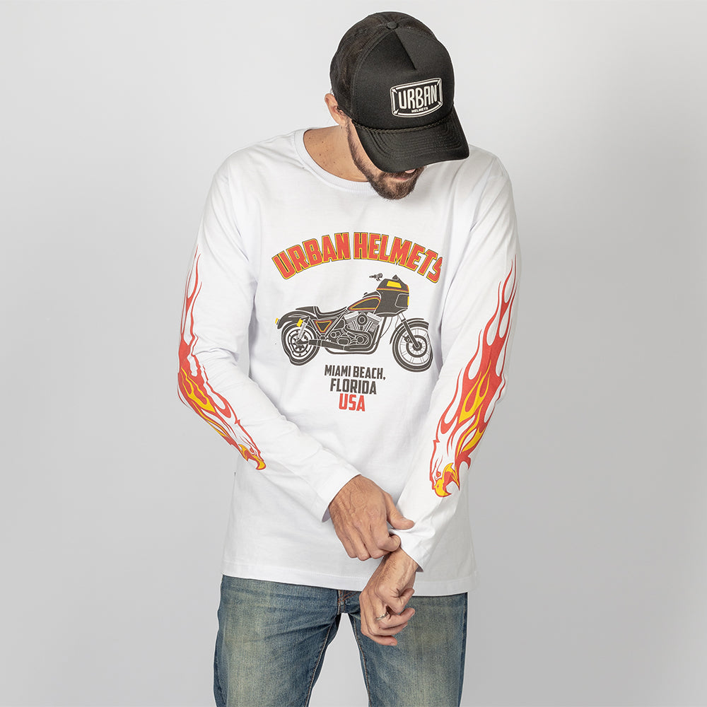 Urban Miami Moto Long Sleeve T-shirt