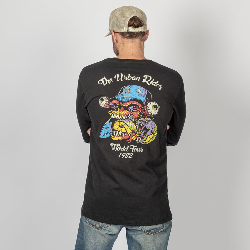 Urban Snake n' Skull Long Sleeve T-shirt