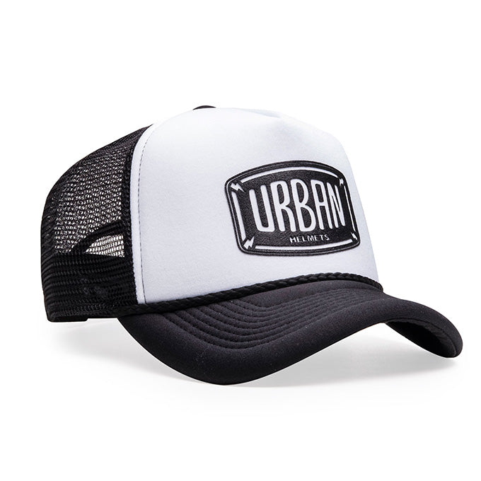 Urban Black and White Trucker Hat