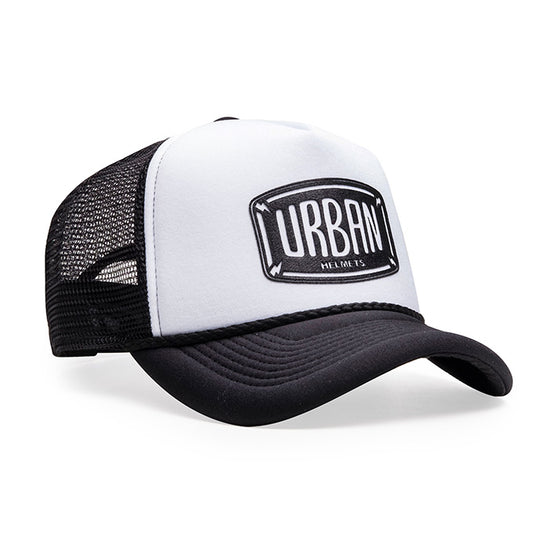Urban Black and White Trucker Hat