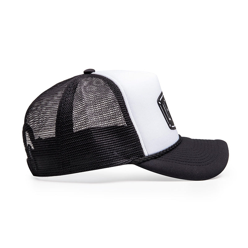 Urban Black and White Trucker Hat