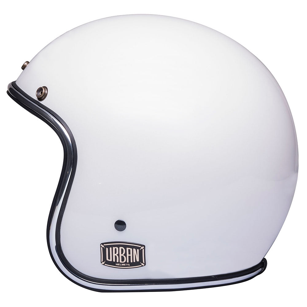 Urban Open Face Helmet Tracer White