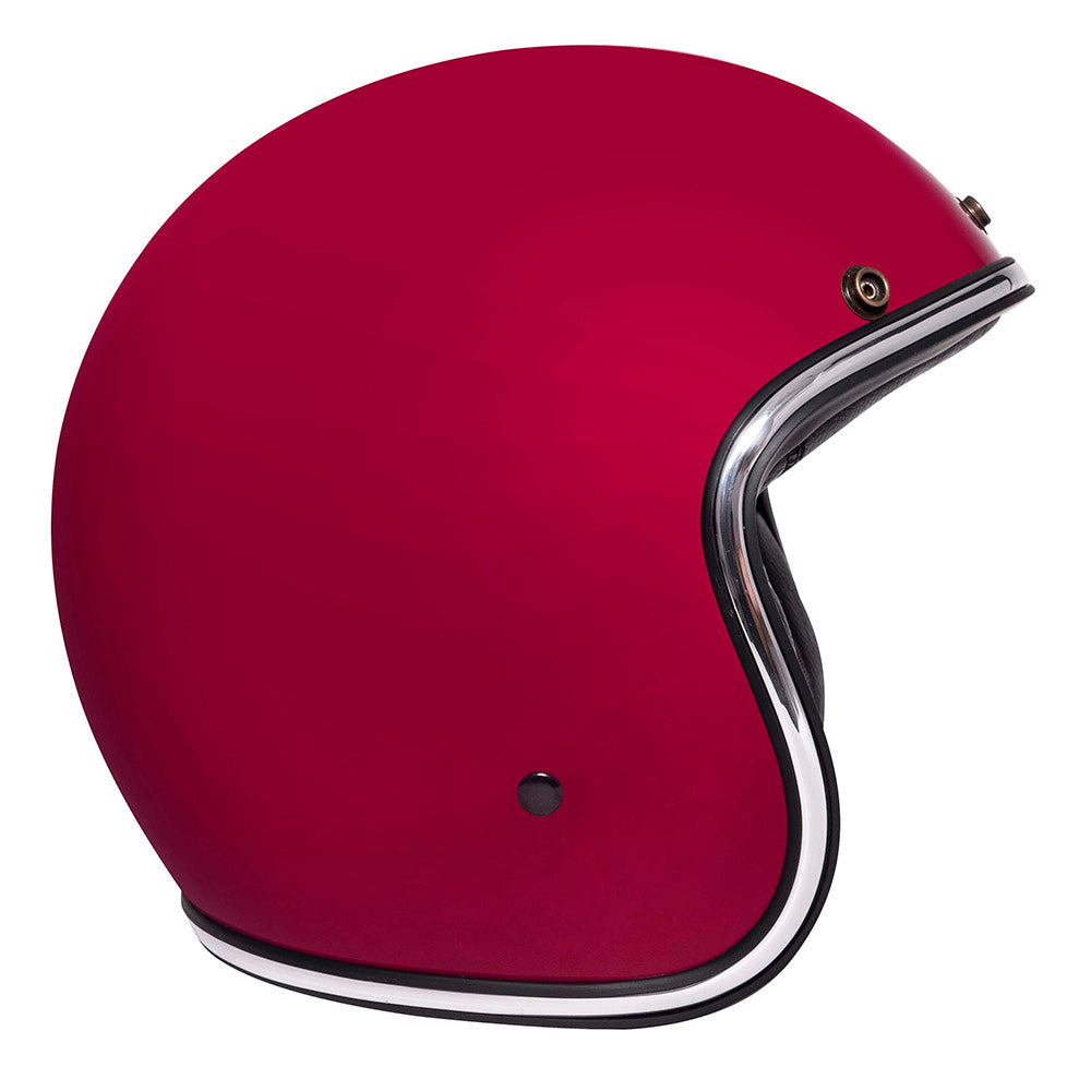 Urban Open Face Helmet Tracer Wine Retro