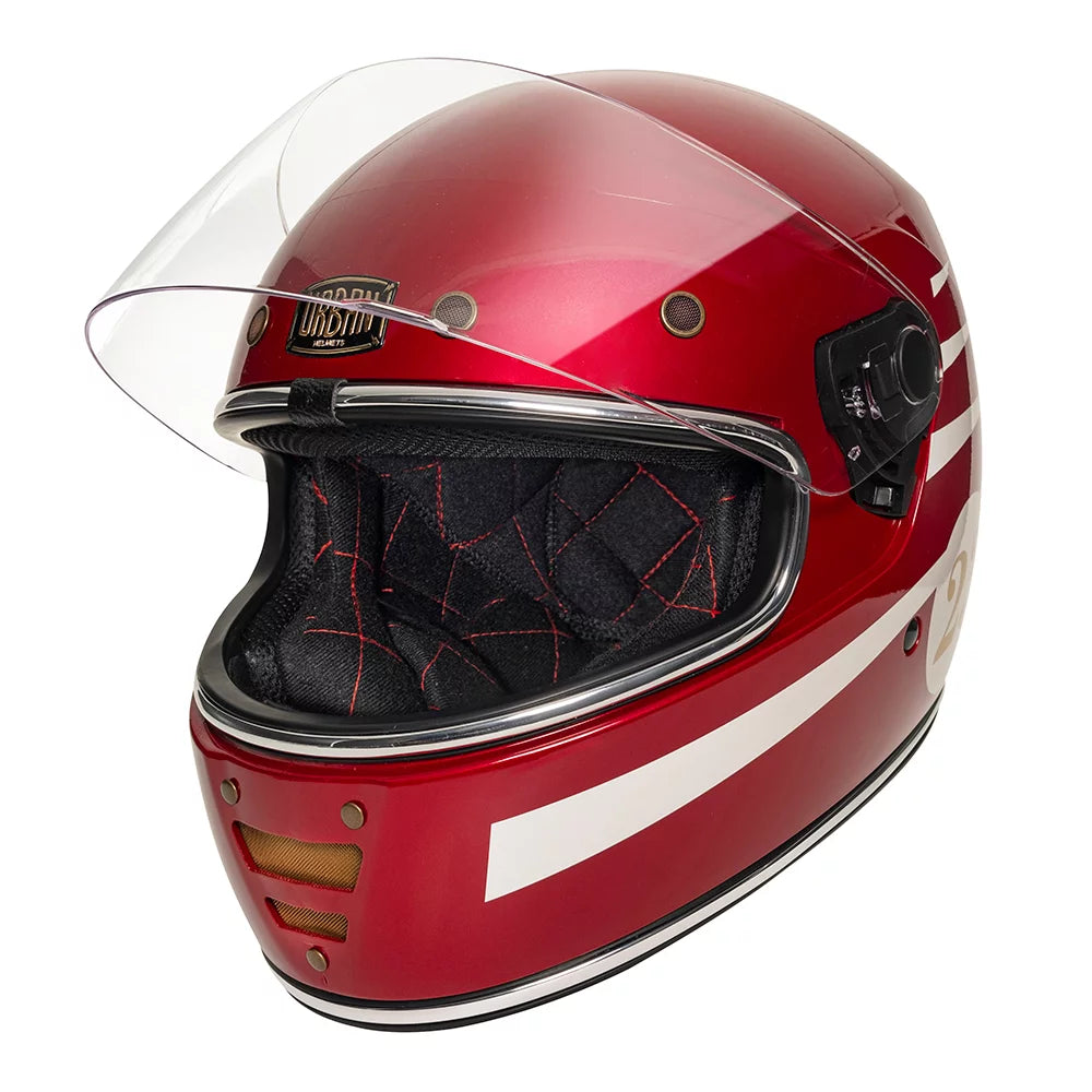 Urban Full Face Helmet Cafe Racer Shifuto RED
