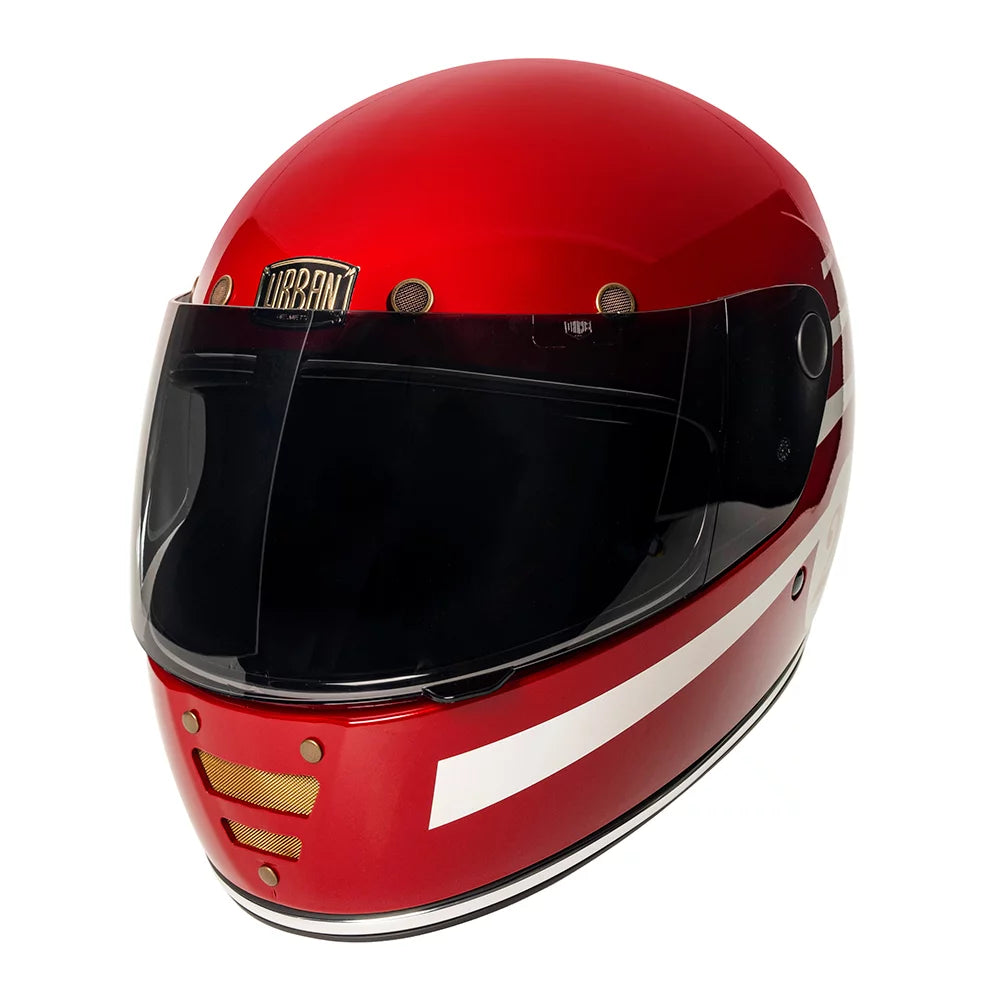 Urban Full Face Helmet Cafe Racer Shifuto RED