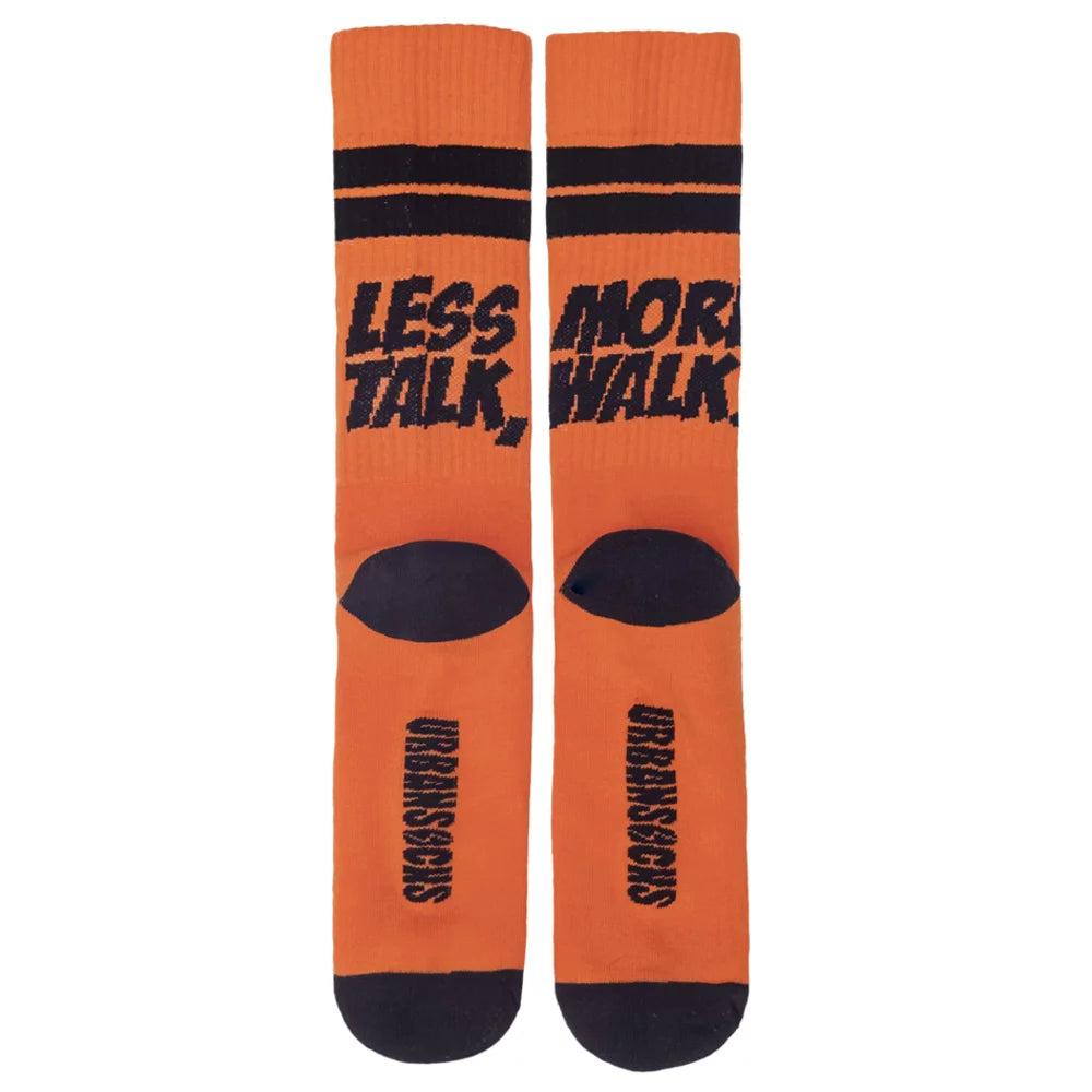 Urban Socks Less Talk Orange