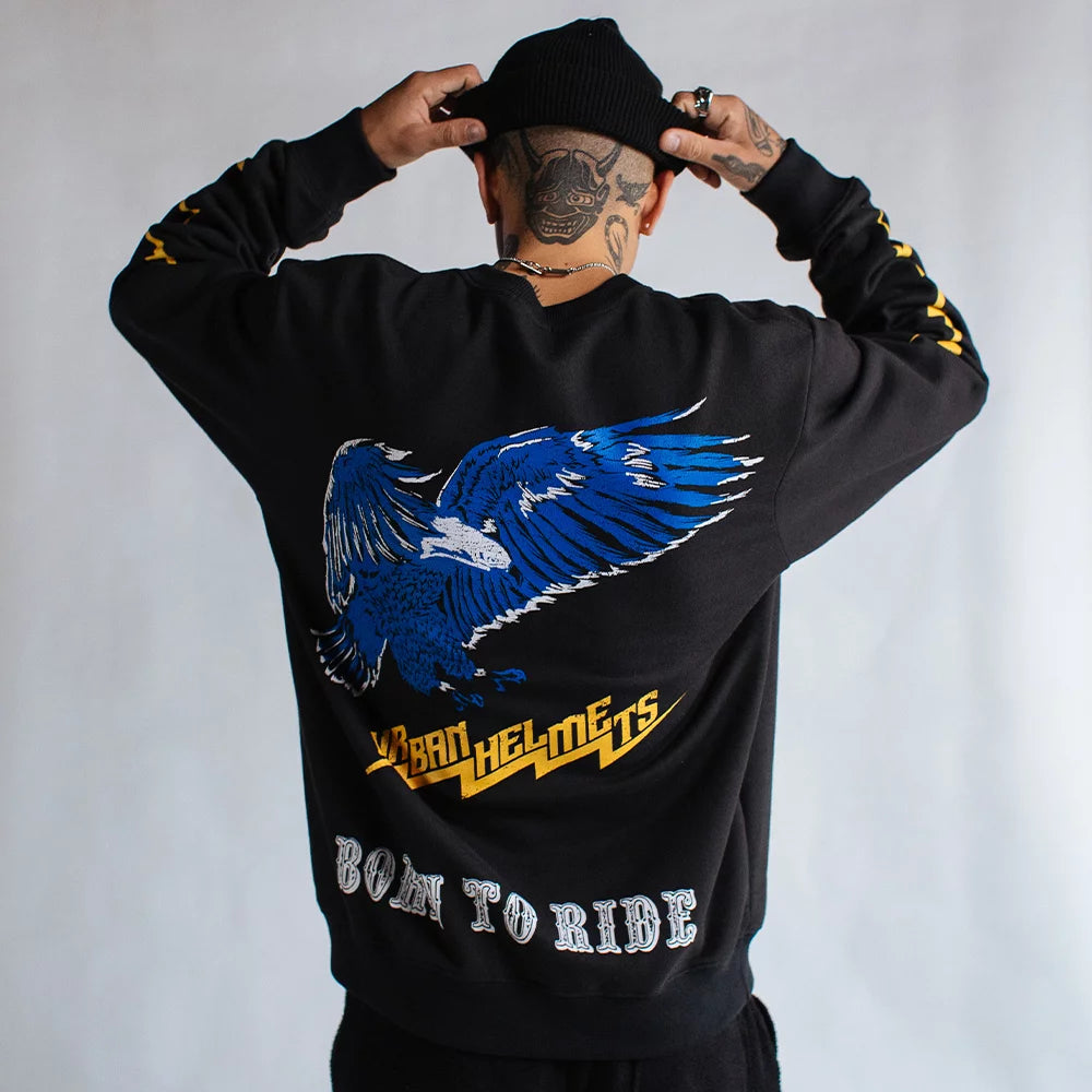 Urban Born 2 Ride Black Sweatshirt