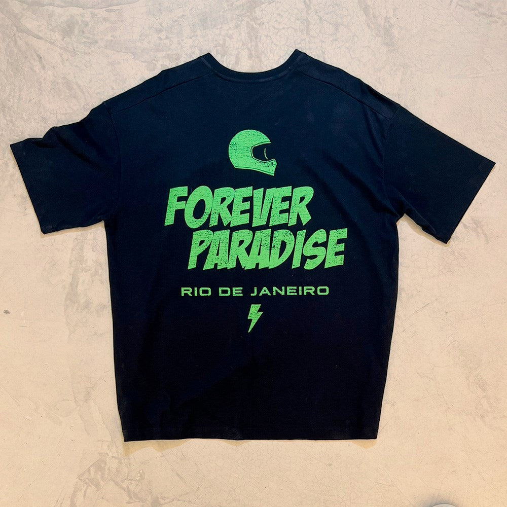 Urban "Paradise" Black T-shirt 🌞