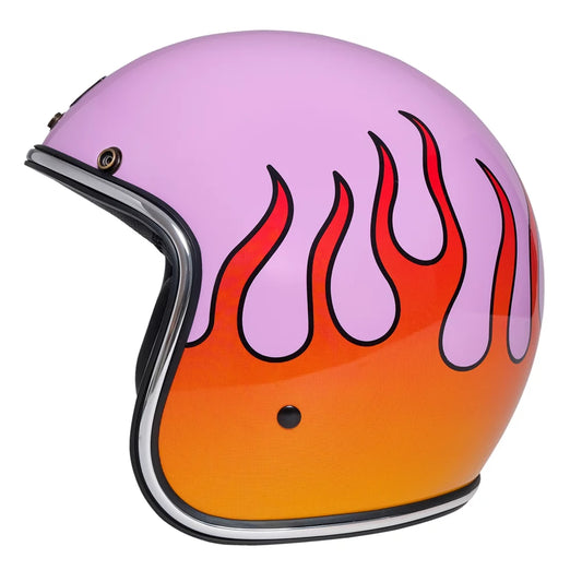 Urban Open Face Helmet Tracer Rising Fire Lilac