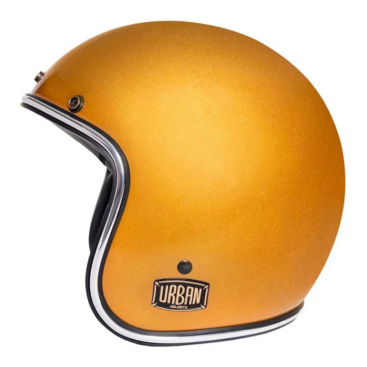 Urban Open Face Helmet Tracer Gold Flake
