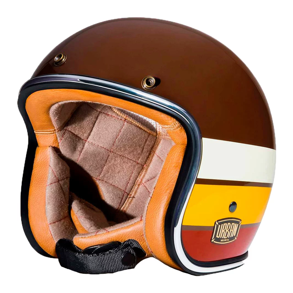 Urban Open Face Helmet Tracer Sunset Brown