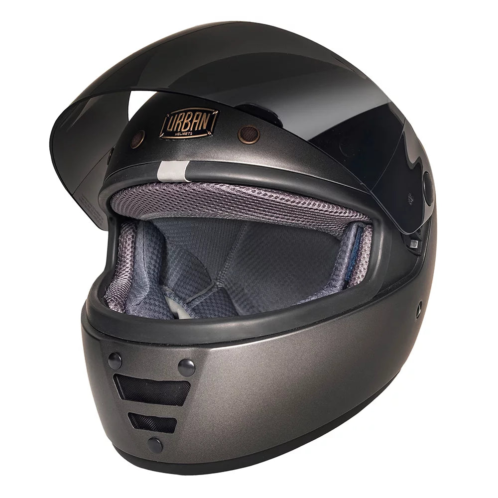 Urban Full Face Helmet Cafe Racer Graph-X Graphite