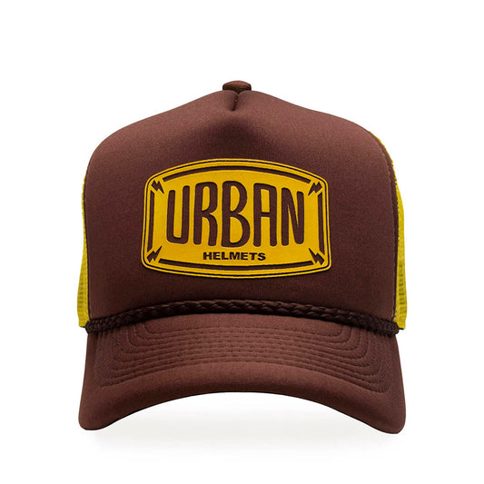 Urban Brown and Yellow Trucker Hat