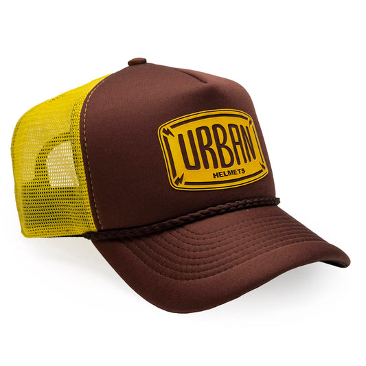 Urban Brown and Yellow Trucker Hat