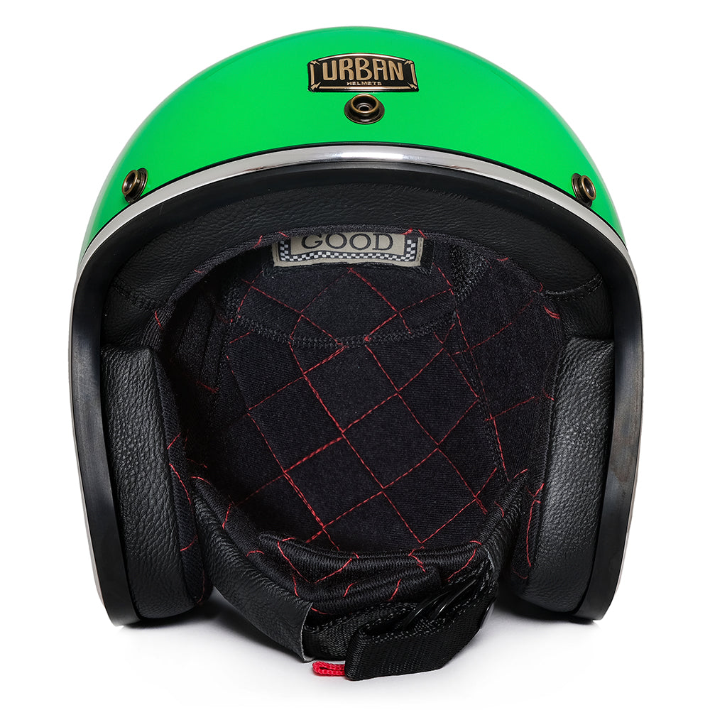 Urban Open Face Helmet Tracer Rising Fire Green