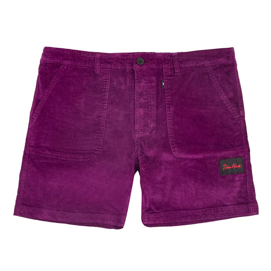 Urban Ollie Purple Velvet Shorts