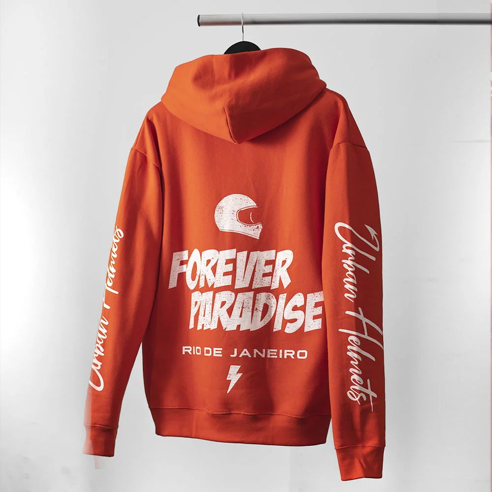 Uo orange top zeitgeist hoodie