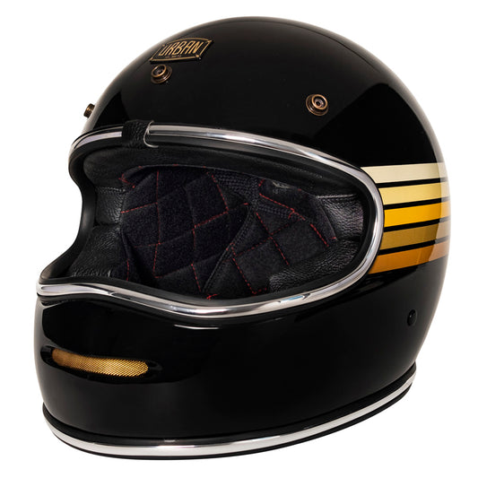 Urban Full Face Helmet BigBore Golden Stripes