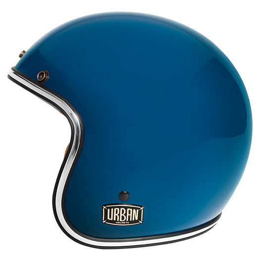 Urban Open Face Helmet Tracer Oil Blue