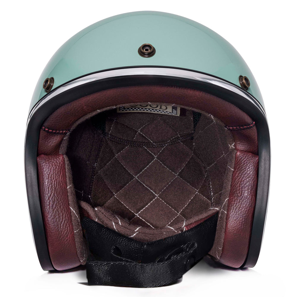 Urban Open Face Helmet Tracer Green Retro