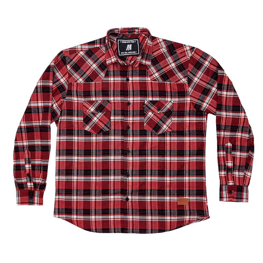 Urban Red Soft Flannel Shirt – urban riders usa e-commerce