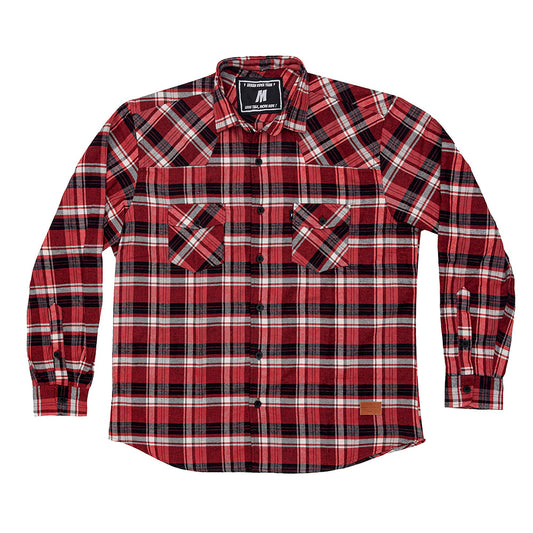Urban Red Soft Flannel Shirt