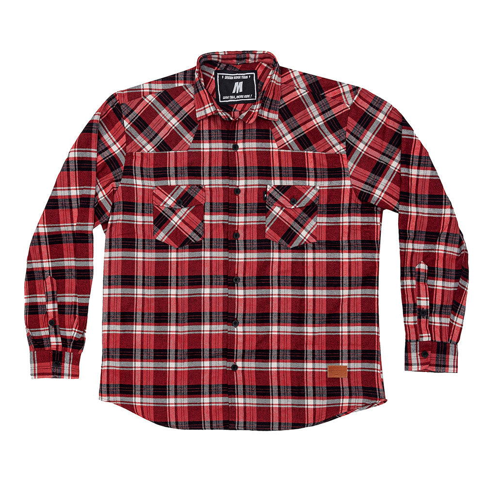 Urban Red Soft riders Shirt Flannel e-commerce urban usa –