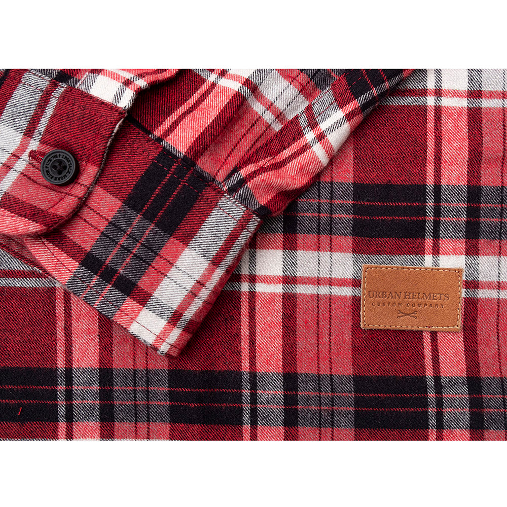 Urban Red Soft Flannel Shirt urban e-commerce – riders usa