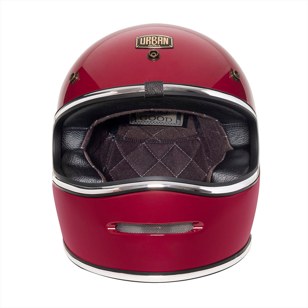 Urban Full Face Helmet BigBore Wine Retro