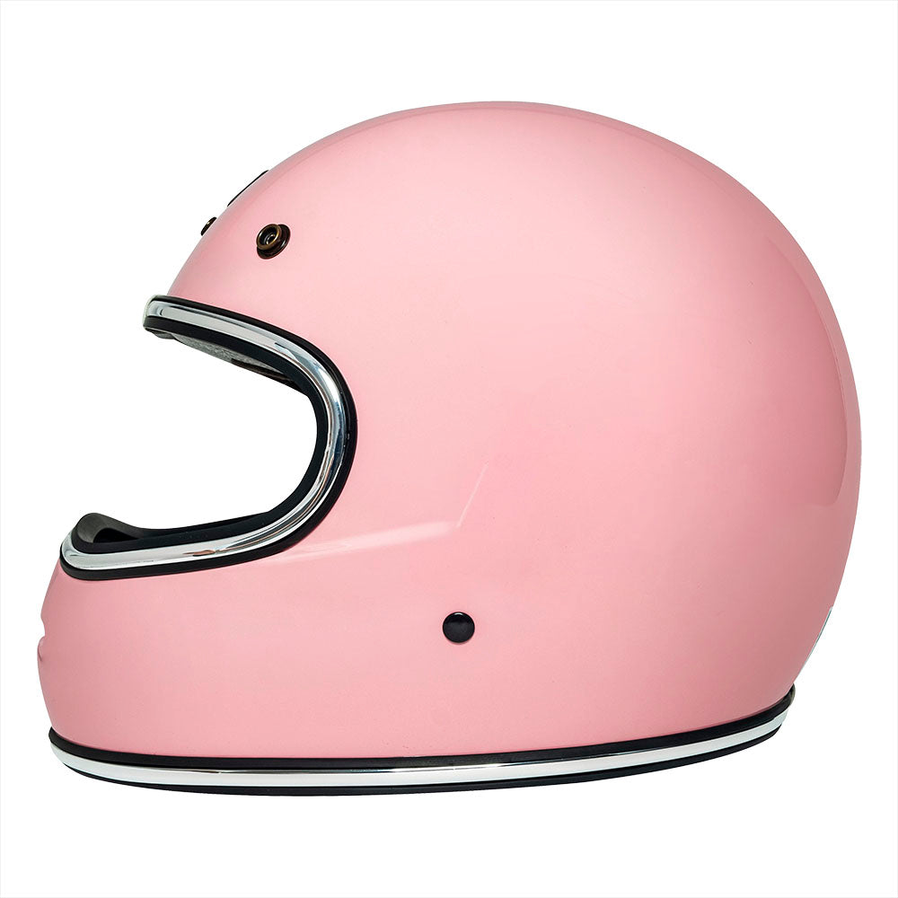 Urban Full Face Helmet BigBore Pink Retro