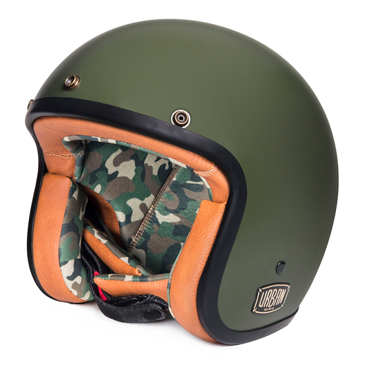 Urban Open Face Helmet Tracer Matte Army Green