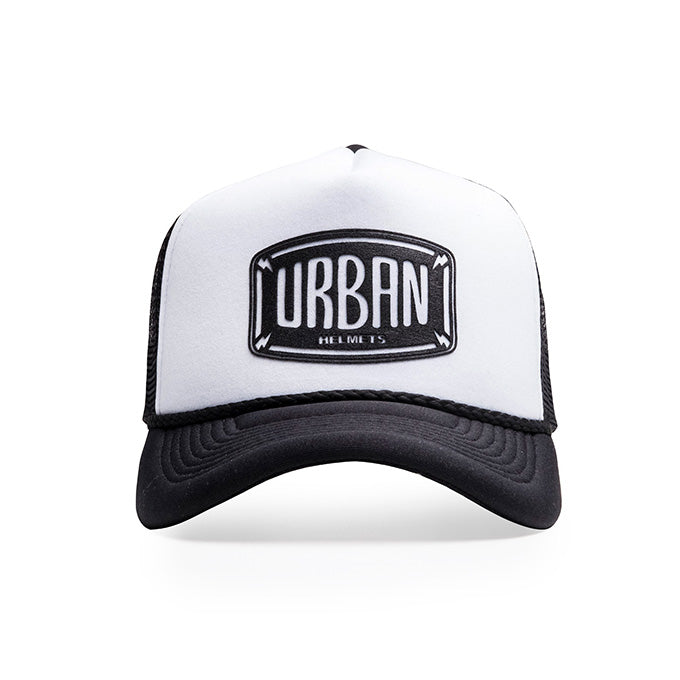 Urban Black and White Trucker Hat