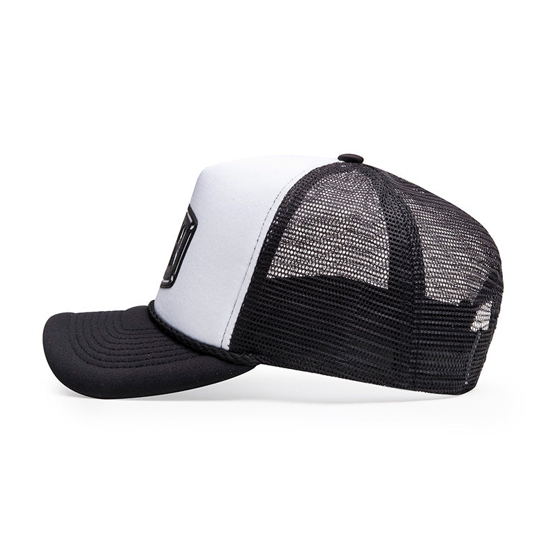 Urban Black and White Trucker Hat