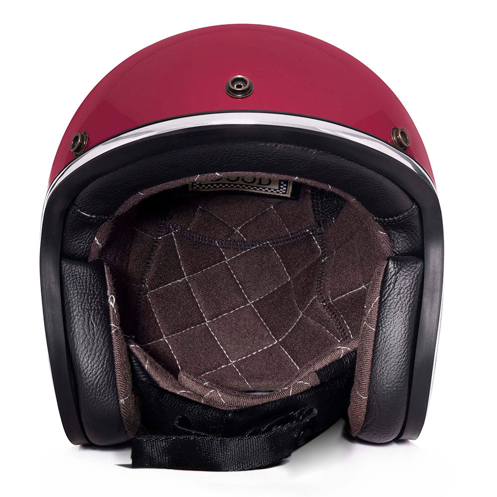 Urban Open Face Helmet Tracer Wine Retro
